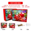 Granada de Semilla Suave Caja de Regalo Universal Caja de Embalaje Estampado en Caliente Tunecina Caja de Regalo de Fruta de Alta Gama 6 Piezas 8 Piezas 9 Piezas Cartón Vacío