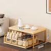 Prateleira de Armazenamento para Mesa, Prateleira de Armazenamento Multicamadas, Porta-Copos Multifuncional, Organizador de Lanches Tipo Gaveta, Item de Venda Quente Transfronteiriço