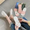 Meias de Verão Novas Urso Estilo Coreano Desenho Animado Laranja Meias Barco Femininas Fofas Tendência Algodão Meias Invisíveis Finas Silicone Antiderrapante