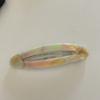 Pinza de acetato para el pelo de Corea del Sur, clip lateral de dopamina ovalado, clip para flequillo de blogger, pinza para el pelo femenina