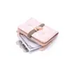 Linda Carteira Longa Feminina Estilo Coreano Nova Fresca Doce Floral Fivela de Zíper Porta-Cartões Multifuncional para Estudantes