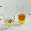 Vaso de Vidrio Martillado Estilo Japonés, Transparente y Estéticamente Agradable, Adecuado para Beber Agua, Jugo, Leche, Cerveza y Whisky