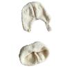 Sombrero de bebé otoño e invierno lindo oso bebé sombrero de peluche para bebé niños y niñas de un mes de edad salen gorro cálido para proteger las orejas
