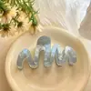 Accesorios para el Cabello de Acetato Estilo Coreano Nueva Ola Color Sirena Pinza de Garra Pinza Tiburón Pinza para el Cabello de la Parte Posterior de la Cabeza Pinza para el Cabello En Stock Venta al por Mayor