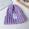 Chapéu de tricô versátil, aquecedor para outono e inverno, que afina o rosto, para mulheres com circunferência de cabeça grande, chapéu de lã tricotado, afina o rosto, chapéu espessado que cobre as orelhas