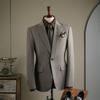 Traje a rayas de talla extragrande, traje para hombre, traje informal de negocios para banquete, vestido de boda, traje formal profesional, traje para hombre