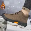 Botas de Nieve para Hombre Zapatos Casuales con Forro de Lana y Engrosadas para el Noreste, Zapatos de Nieve de Algodón Estilo Nuevo, Tenis para Hombre Venta al por Mayor desde Fabricante