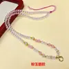 Cadena de collar thangka amuleto de Buda al por mayor, amatista natural, cristal de fresa, ágata, cadena de cuentas versátil con cierre universal, cadena de cristal