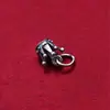 Cuentas colgantes de corona DIY pulsera tejida a mano collar colgante S925 joyería de plata de ley accesorios de plata materiales