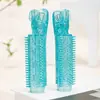 Clip de Raíz de Pelo Esponjoso Dorado Galvanizado de Venta Caliente con Clip Transparente para Fijar Flequillo y Artefacto Rizador para la Parte Superior del Cráneo