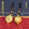 Un Artículo de Dropshipping: un Llavero de Olla Giratoria del Zodiaco de Cuenco del Tesoro del Sapo Dorado Giratorio, Artículo de Regalo Creativo para Llevar en la Mano