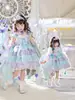 Vestido Lolita de Princesa Chica Sirena 2026 Nuevo Vestido de Verano para Niñas Vestido de Cumpleaños para Niñas Falda