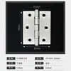 Bisagra de Piano de Apertura Plana de Acero Inoxidable Puerta de Madera Hoja Suelta Plegable Engrosada Bisagra Pesada 204 Silenciosa 304 Accesorios de Ferretería