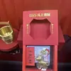 Ano do Cavalo Pingente de Cavalo Dourado Chaveiro Fofo Desenho Animado Pônei Pingente Decoração Presente Venda por Atacado