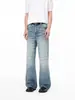 Ropa para Hombre Fengshe / Jeans Acampanados Retro Americano de Calle para Primavera para Hombres y Mujeres, Pantalones Largos Casuales de Pierna Ancha Adelgazantes