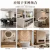 Láminas de Mármol Natural, Muestra Disponible: Travertino de 15*15 en Blanco, Negro, Gris, Marrón, Tonos Oscuros y Claros para Muebles, Cubiertas de Mesa de Comedor y Piedra para Paredes