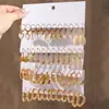 Pendientes de Moda de Cadena C con Mariposas de Estilo Europeo y Americano Transfronterizos Más Vendidos para Temperamento de Dama Pendientes de Lujo Ligero de Gama Alta