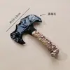 Cuchillo de Piedra Cruda Natural Adornos Obsidiana Ojo de Tigre Piedra Gema Pulida Modelo de Cuchillo sin Filo Atrezzo Fabricante Mayorista