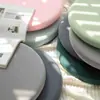 Cojín Futón de Espuma Viscoelástica, Cojín Tatami, Cojín Redondo Estilo Japonés, Esterilla para Suelo de Mirador, Esterilla Redonda de Yoga para Meditación Zen