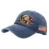 Gorra de Béisbol Estampada del 250 Aniversario Nueva de Amazon Transfronteriza, Gorra de Pico Lavada Retro, Sombrero Versátil Casual Unisex