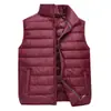 Nuevo Chaleco Ligero de Plumón y Algodón para Hombre Otoño e Invierno, Chaleco Juvenil Talla Grande, Chaqueta Corta Cálida de Moda para Hombre