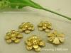 Acessórios de jóias DIY cobre puro 15MM suporte de flores tridimensionais grampo de cabelo DIY acessórios