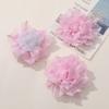 Tela de organza fresca de verano para niña, gasa, racimo de flores, tocado DIY, accesorios para el cabello, horquilla, material femenino, venta al por mayor