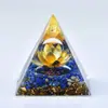 Comércio exterior cross-border nova pirâmide de cristal cascalho resina epóxi home office desktop decoração artesanato fábrica
