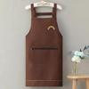 Nuevo Delantal para el Hogar para Hombres y Mujeres, Cocina Impermeable y a Prueba de Aceite, Moda Popular en Internet, Correa Linda, Ropa de Trabajo con Impresión de Logo