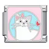 Pulseira Modular Transfronteiriça Novo Estilo Charms Italianos Moda Patchwork Criativo DIY Gatinho Fofo Fresco e Doce