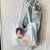 Bolsa Transversal Desenho Animado Fofa Feminina 2026 Nova Outono Inverno Grande Capacidade Casual Bolsa Tote Bolsa Escolar para Estudante