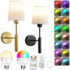 Lámpara de pared Tosna con mosaico de conchas vintage, lámpara de mesita de noche para dormitorio, iluminación decorativa creativa de lujo ligero para sala de estar, tela y hierro