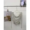 Ruoxin 26 Nueva Colección de Principios de Otoño: Blusa de Manga Larga con Cuello en Forma de Corazón, Falso Dos Piezas
