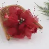 2025 Tocado de Flor de Arte con Hilo Corsage de Rendimiento Flor Artificial Flor para Ropa Versátil Color de Exportación Europeo y Americano Broche Completo 1239