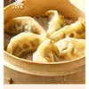 Empanadillas al Vapor de Cerdo y Maíz Congeladas con Tres Ingredientes Frescos, Empanadillas Semi-Terminadas para Desayuno, Empanadillas Fritas en Sartén, Congeladas Rápidamente al por Mayor para Uso en Restaurantes