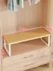 Estante de almacenamiento para armario, estante de gabinete, estante interior en gabinete, organizador de almacenamiento para microondas de escritorio, panel divisor de gabinete de cocina