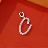 DIY Nova Arte 26 Letras Inglesas Colar Luxo Acessível Nicho Design de Ponta Acessórios Pingente Corrente da Clavícula