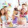 Decoraciones para Fiesta de Cumpleaños Temática Lazo de Polvo de Cereza Ambiente de Fiesta de Verano para Niñas Banner de Guirnalda Bandeja de Papel