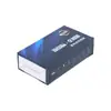 Embalaje de caja de papel para cargadores de productos electrónicos, caja pequeña de cartón blanco, cartón de embalaje universal rectangular, caja de color para baterías