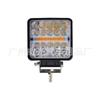 Nueva luz de trabajo LED para automóvil de 4 pulgadas y 37 mm, color blanco y amarillo, doble color, con luz de circulación diurna DRL, foco para conducción todoterreno.