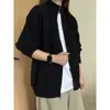Cardigã de malha com gola alta estilo japonês e zíper duplo, suéter jacquard texturizado masculino de caimento solto com ombros caídos, peça de outer wear casual para sobreposição