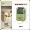 Caja de Almacenamiento para Palillos Hogar Cocina Soporte para Palillos Caja de Almacenamiento para Palillos y Cucharas Soporte para Palillos con Drenaje Montado en Pared