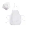 Novo traje de fotografia infantil, roupa de performance de pequeno chef, avental, chapéu de chef branco, conjunto de fantasia para brincadeiras de faz de conta