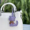 Novo Pingente de Bolsa Laço de Gato, Acessório de Chaveiro de Boneca Cartoon Moderno e de Alta Qualidade, Pingente de Couro de Gatinho