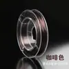 Cuerda elástica plana cuerda elástica para ensartar cuentas hilo para ensartar hecho a mano DIY pulsera de cristal ensartado cuerda de tejer resistente al desgaste