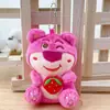 Lindo Bufanda Azul Marino Pato Peluche Colgante Llavero Decoración para Bolso de Pareja Muñeca Juguete Pequeño Juguete de Peluche
