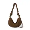 Moda 2026 Nuevo Bolso de Hombro de Moda Retro Plegado Tipo Dumpling Bolso Cruzado de Gran Capacidad Bolso para Mujer
