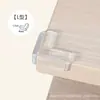 Protectores de Esquina Anticolisión para Niños, Esquinas Anticolisión Transparentes, Protección de Silicona para Mesas y Sillas de Bebé, Cubiertas y Tiras Protectoras Anticolisión