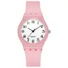 Punto al por mayor Silicona Estilo Coreano Simple Digital Esfera Pequeña Cuarzo Reloj Pequeño Fresco Creativo Estudiante Femenina Reloj Niños