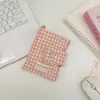 63133 Cubierta de Cuaderno de Tartán Ins Carpeta Regalo para Estudiante Protector de Cuaderno Reemplazo de Carcasa de Cuaderno